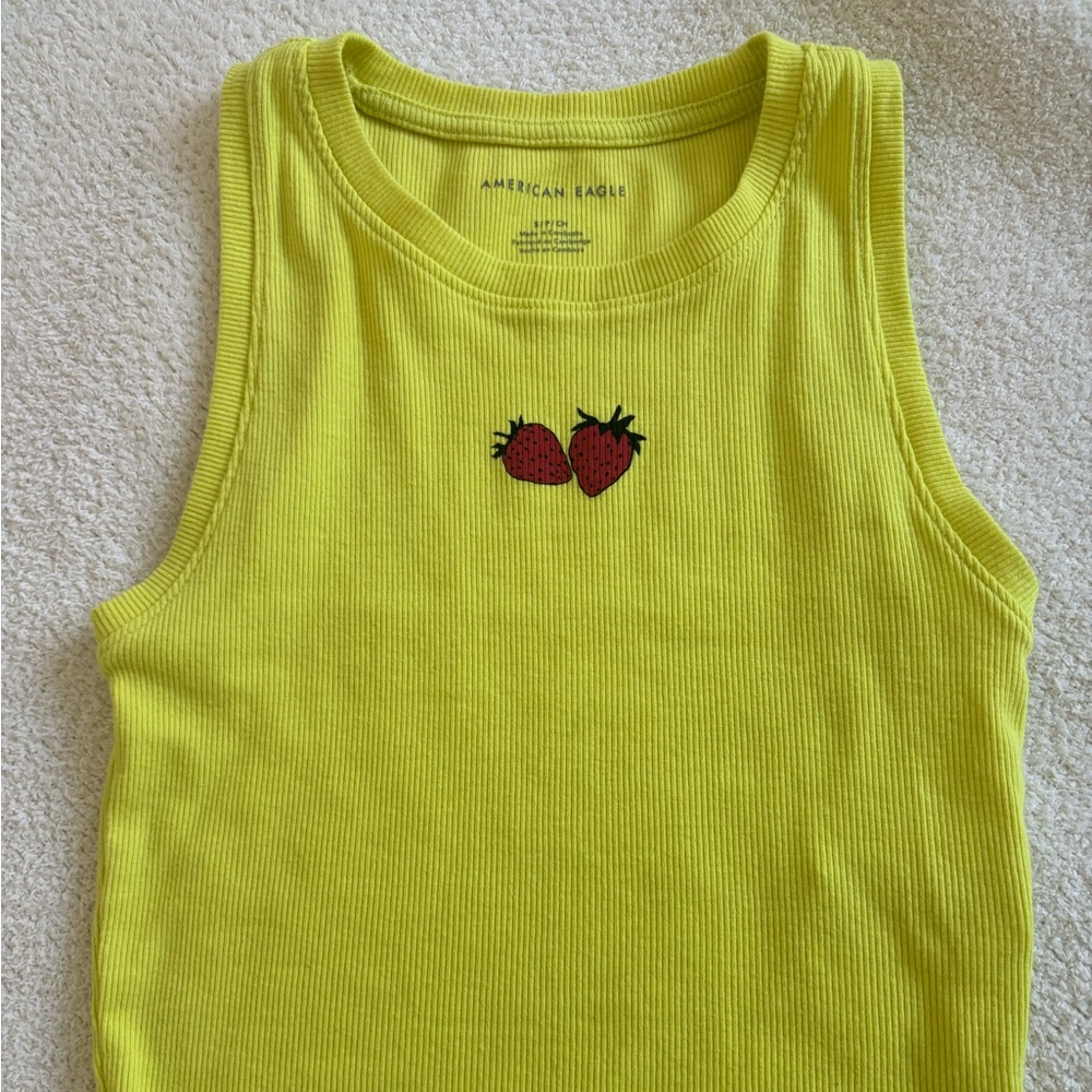 Cute strawberry tank top